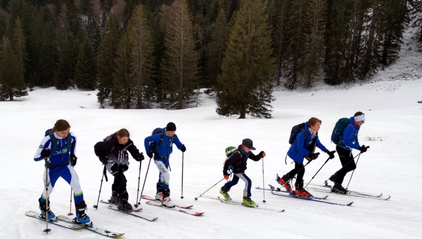 Erste Skimo Saison im Skiclub