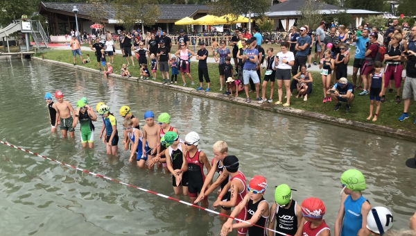 Erfolgreich beim Thiersee-Triathlon