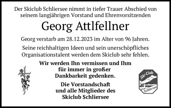 N A C H R U F Georg "Schorschi" Attlfellner