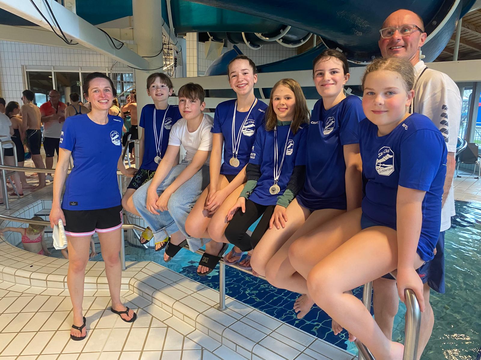 Medaillenreiches Wochenende für Skiclub-Schwimmer