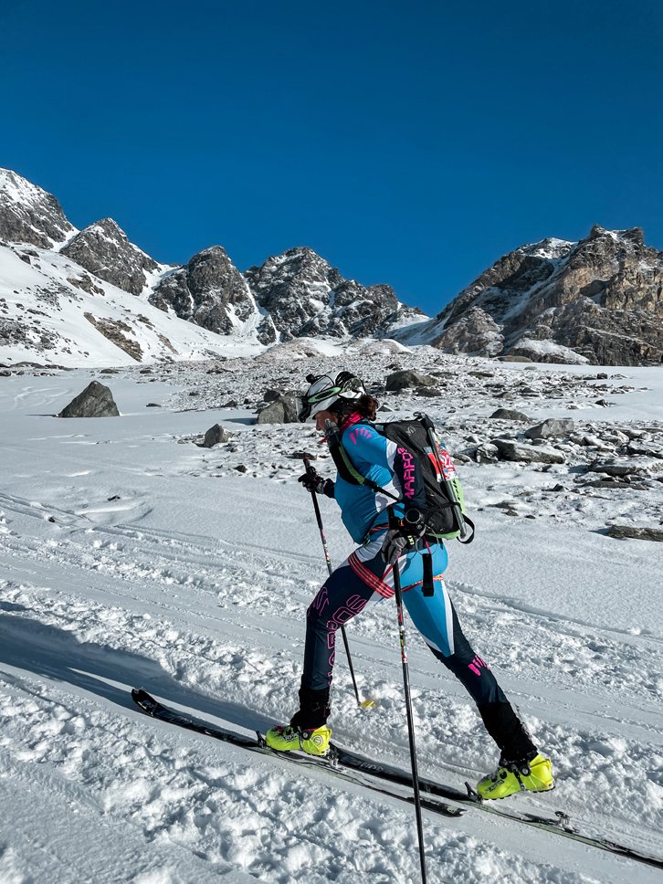 Martina nimmt an der Patrouille des Glaciers teil
